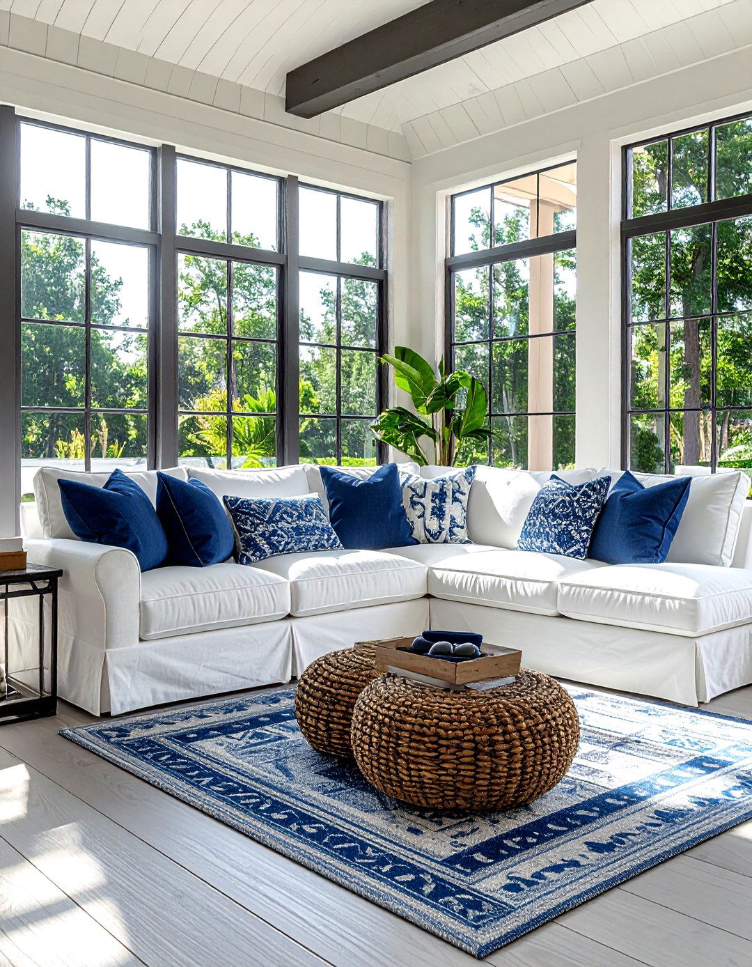 Outdoor Fabric Indoor Slipcovered Sofa - 30 living room slipcovered sofa ideas