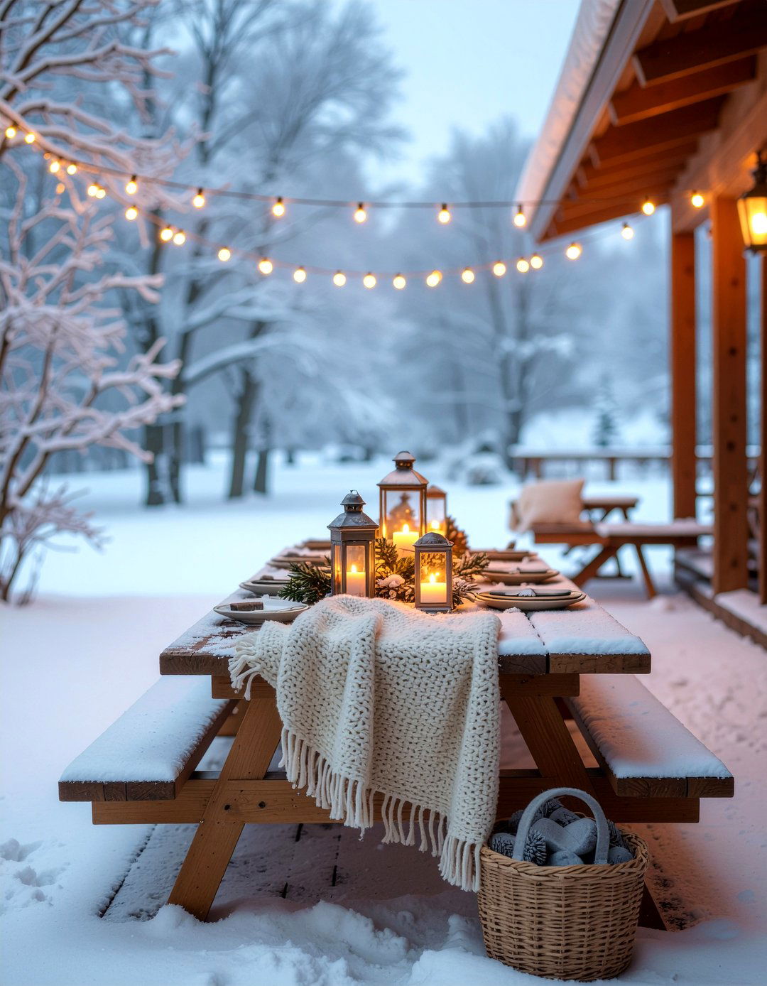 Outdoor Festive Dining Area - 30 festive dining room ideas