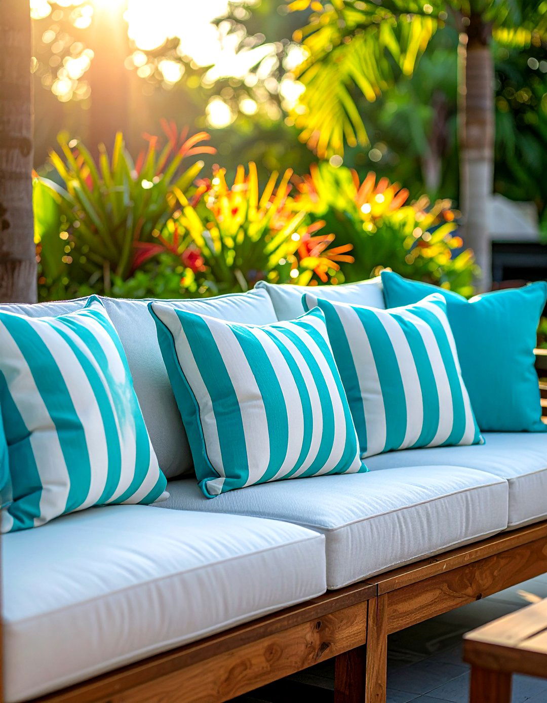 Outdoor Furniture Cushion - 30 pillow arrangement ideas