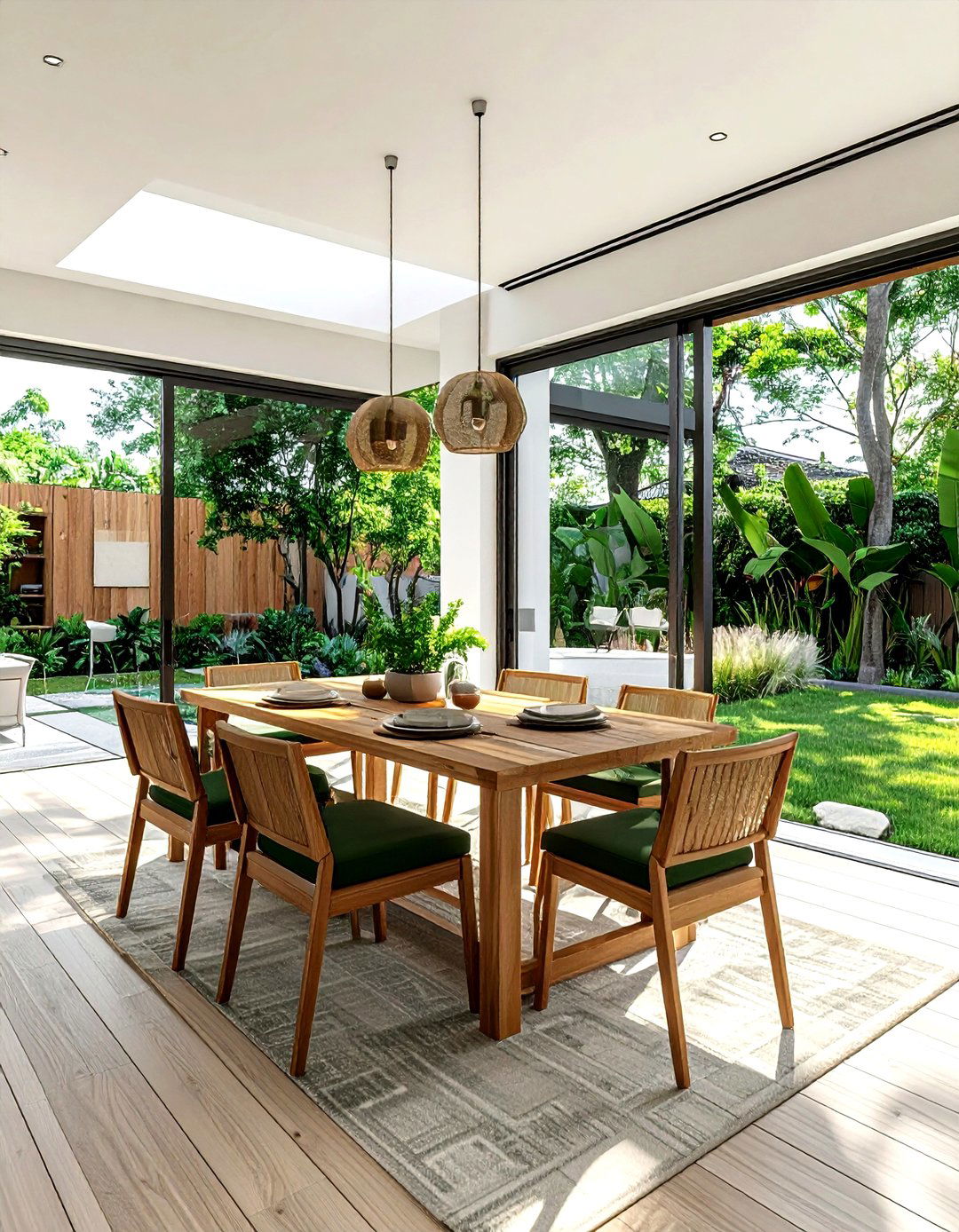 Outdoor Indoor Dining Room - 30 livable dining room ideas