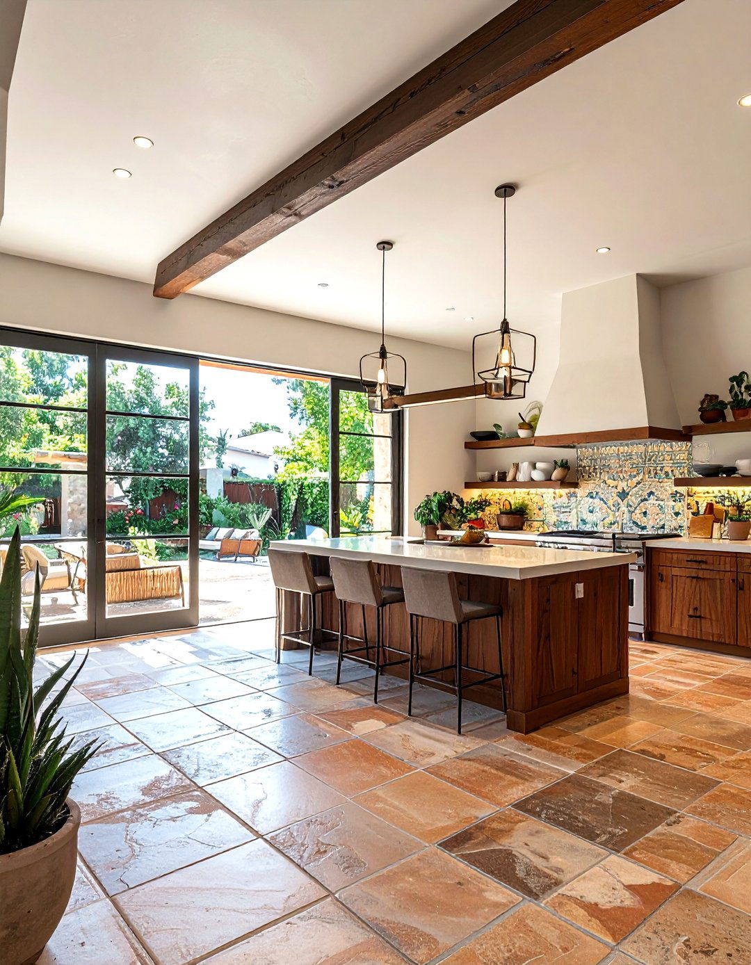 Outdoor Indoor Kitchen Flow - 30 Southwestern kitchen ideas