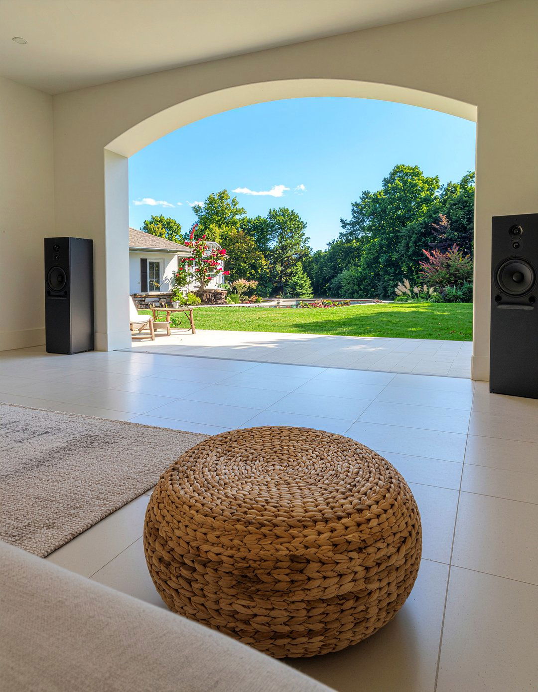 Outdoor Indoor Living Sound - 30 living room surround sound ideas