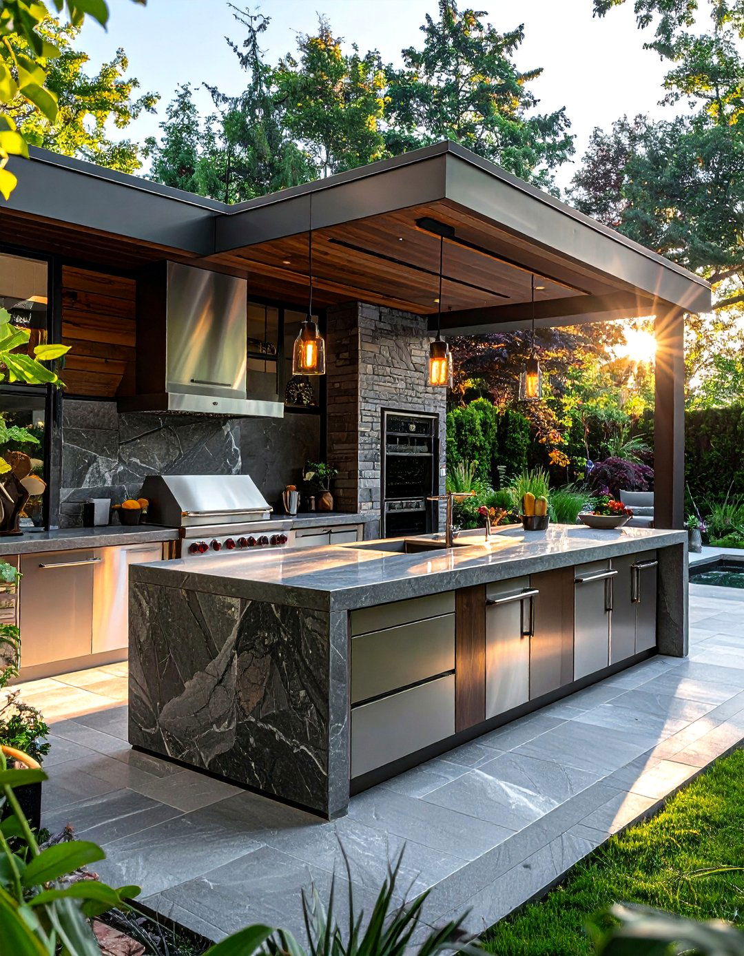 Outdoor Kitchen - 30 deck decor ideas