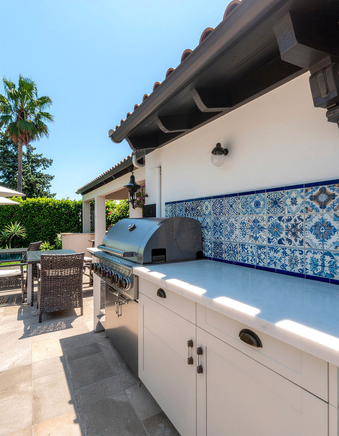 Outdoor Kitchen Backsplash Tile - 30 outdoor kitchen design ideas