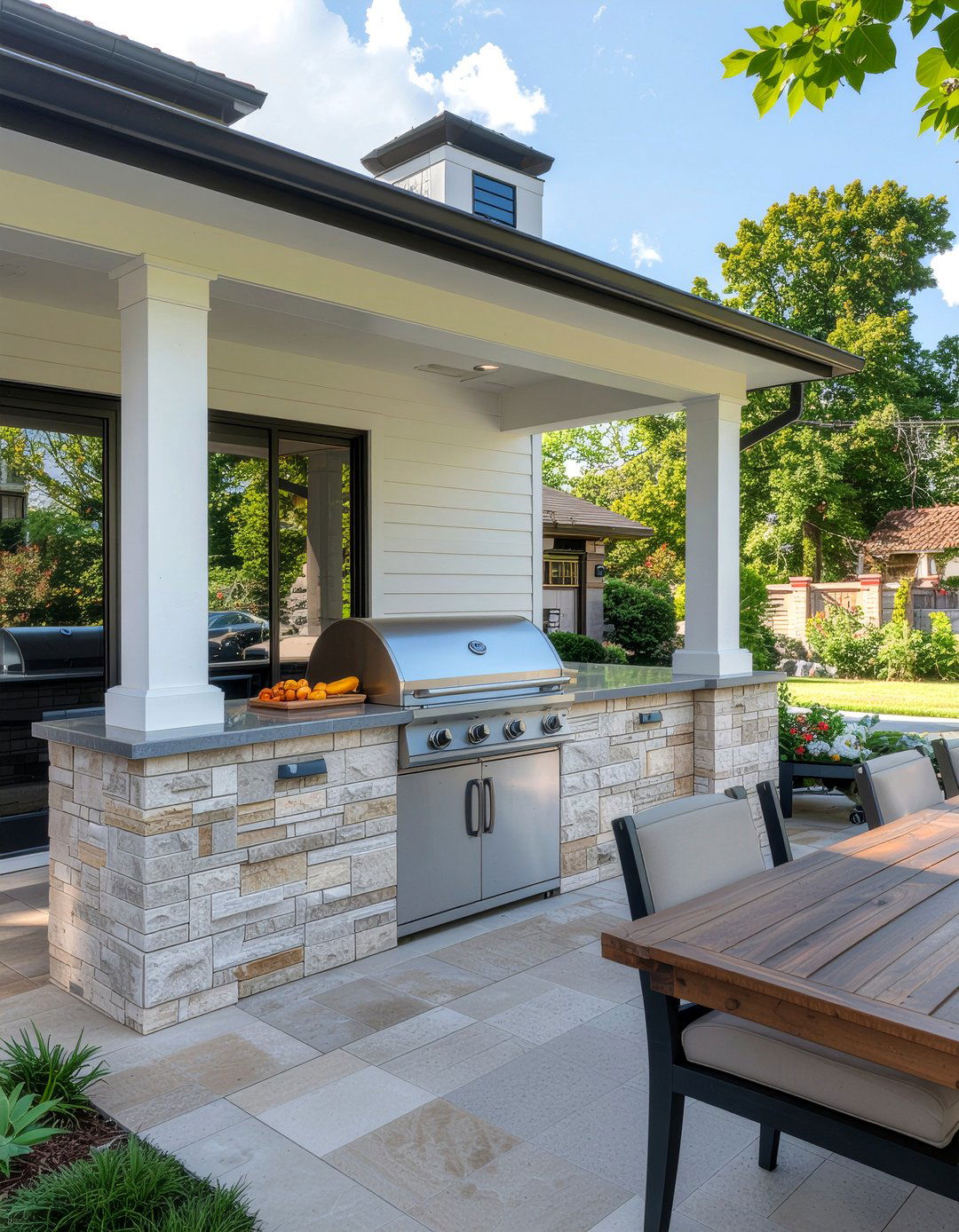 Outdoor Kitchen Bar With Grill - 30 outdoor kitchen bar ideas