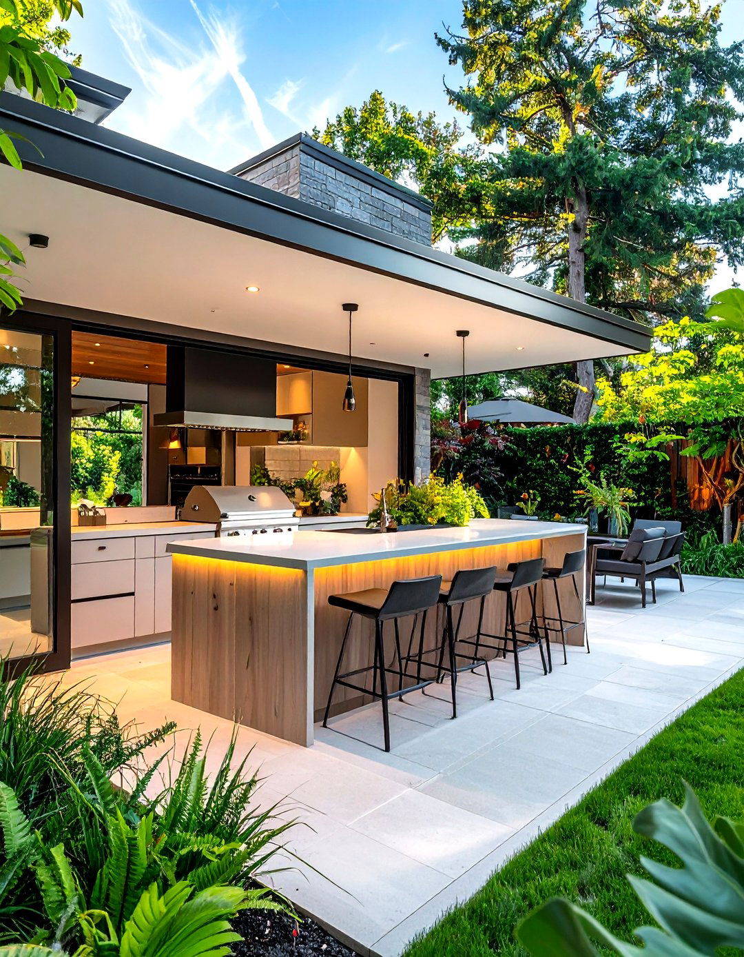 Outdoor Kitchen Connection - 30 kitchen social hub ideas