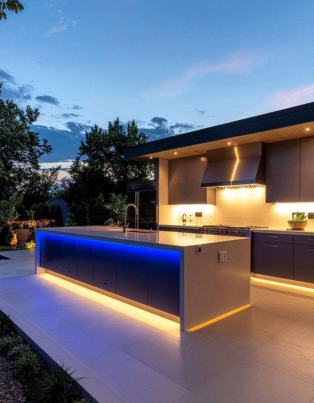 Outdoor Kitchen Island Lighting - 30 outdoor kitchen island ideas