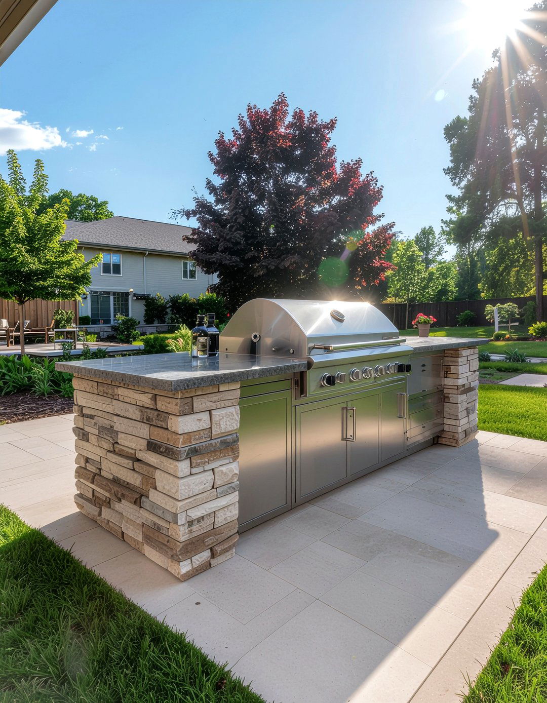Outdoor Kitchen Island With Grill - 30 outdoor kitchen island ideas