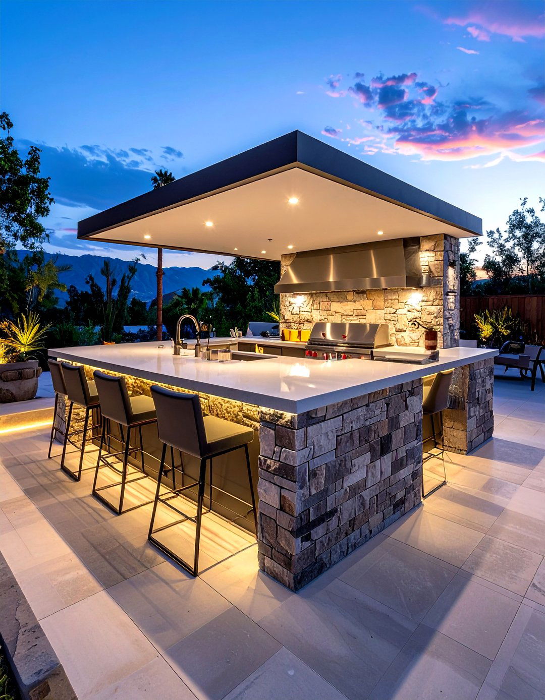 Outdoor Kitchen Island - 30 backyard kitchen ideas