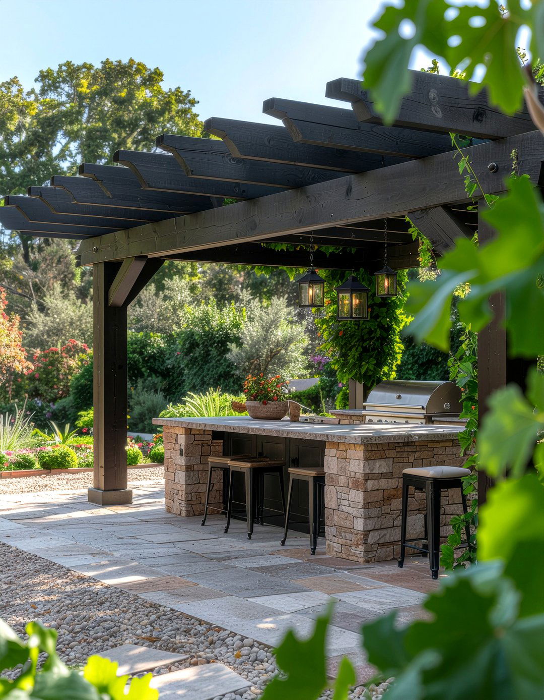 Outdoor Kitchen Pergola - 30 outdoor kitchen ideas