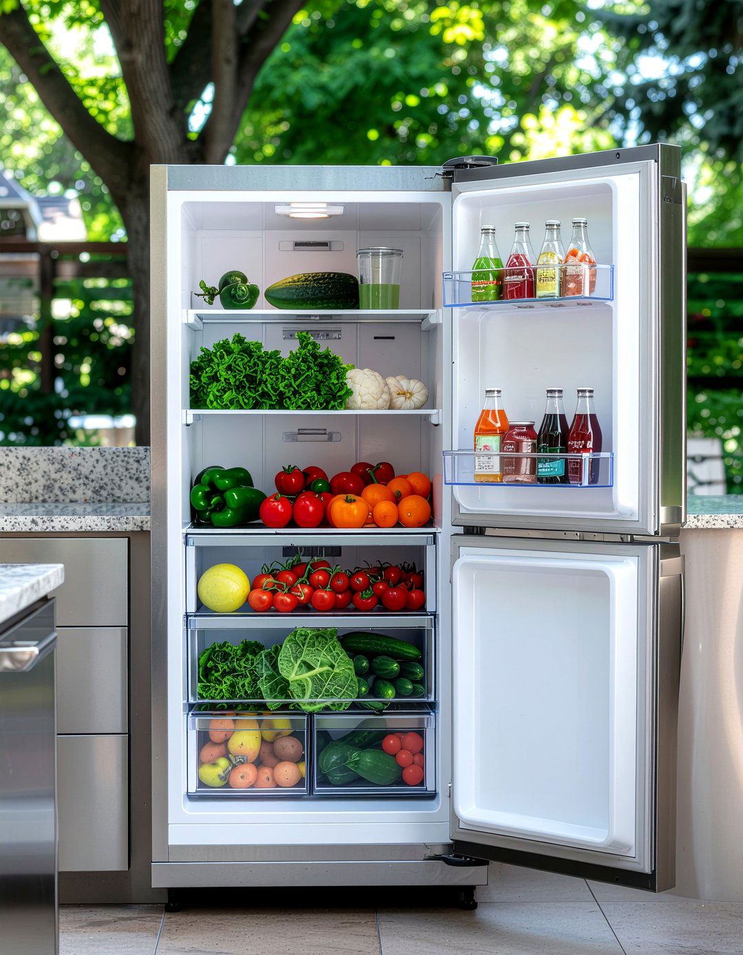 Outdoor Kitchen Refrigerator - 30 outdoor kitchen ideas