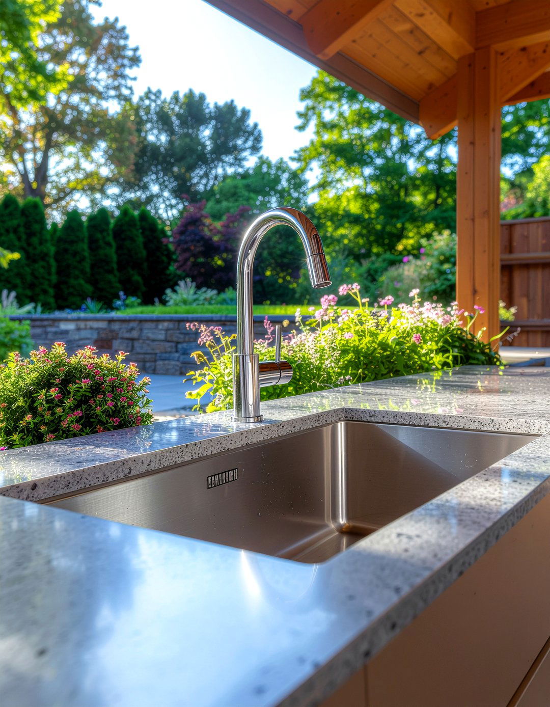 Outdoor Kitchen Sink And Faucet - 30 outdoor kitchen design ideas