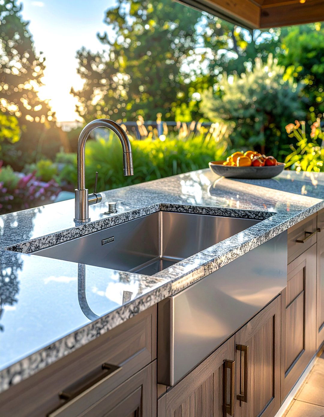 Outdoor Kitchen Sink - 30 backyard kitchen ideas