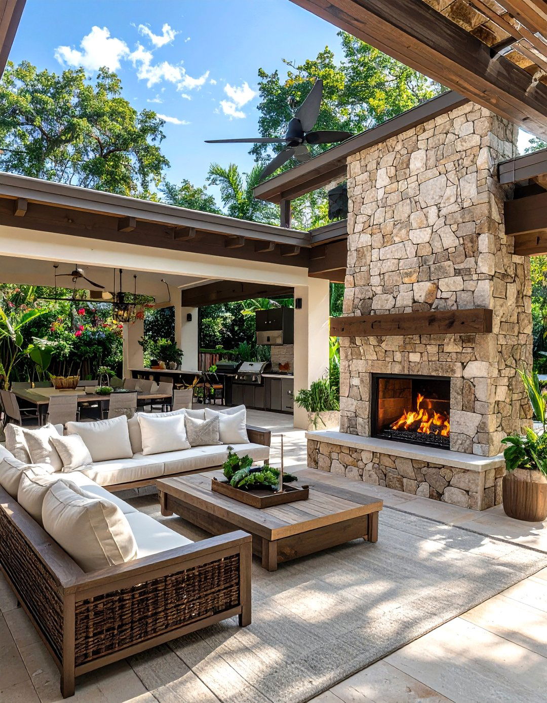 Outdoor Living Space - 30 parade of homes decor ideas