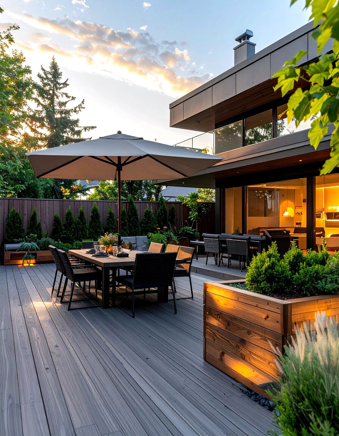 Outdoor Patio Deck - 30 home transformation ideas