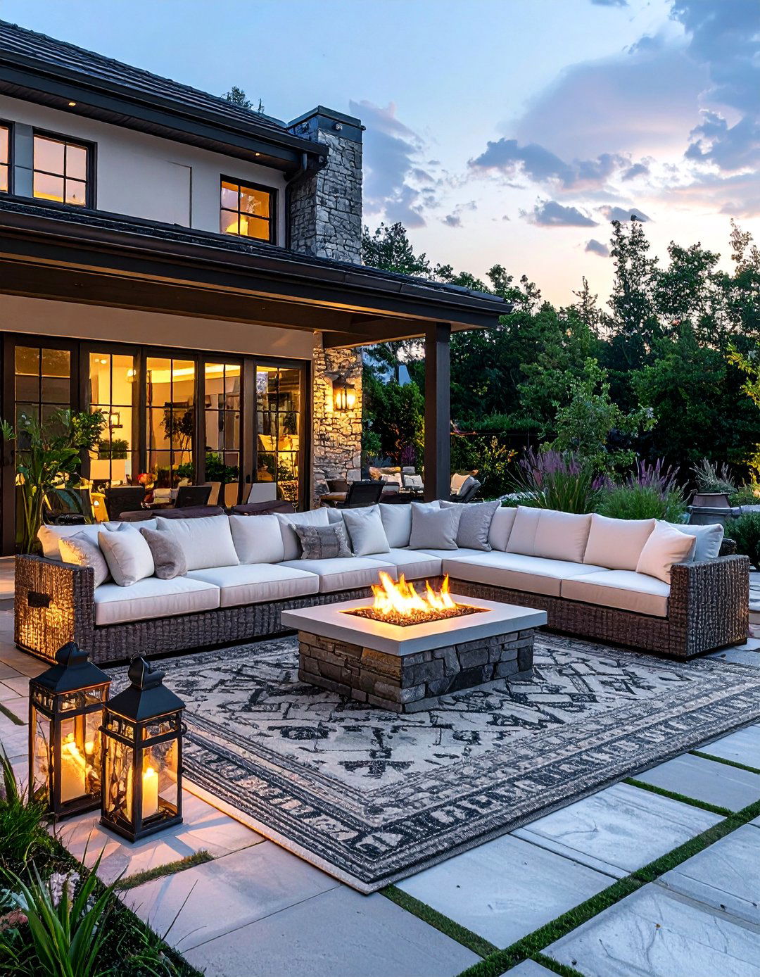 Outdoor Patio Lounge - 30 livable decor ideas