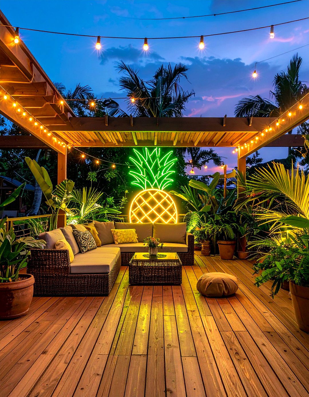 Outdoor Patio Neon - 30 neon sign ideas