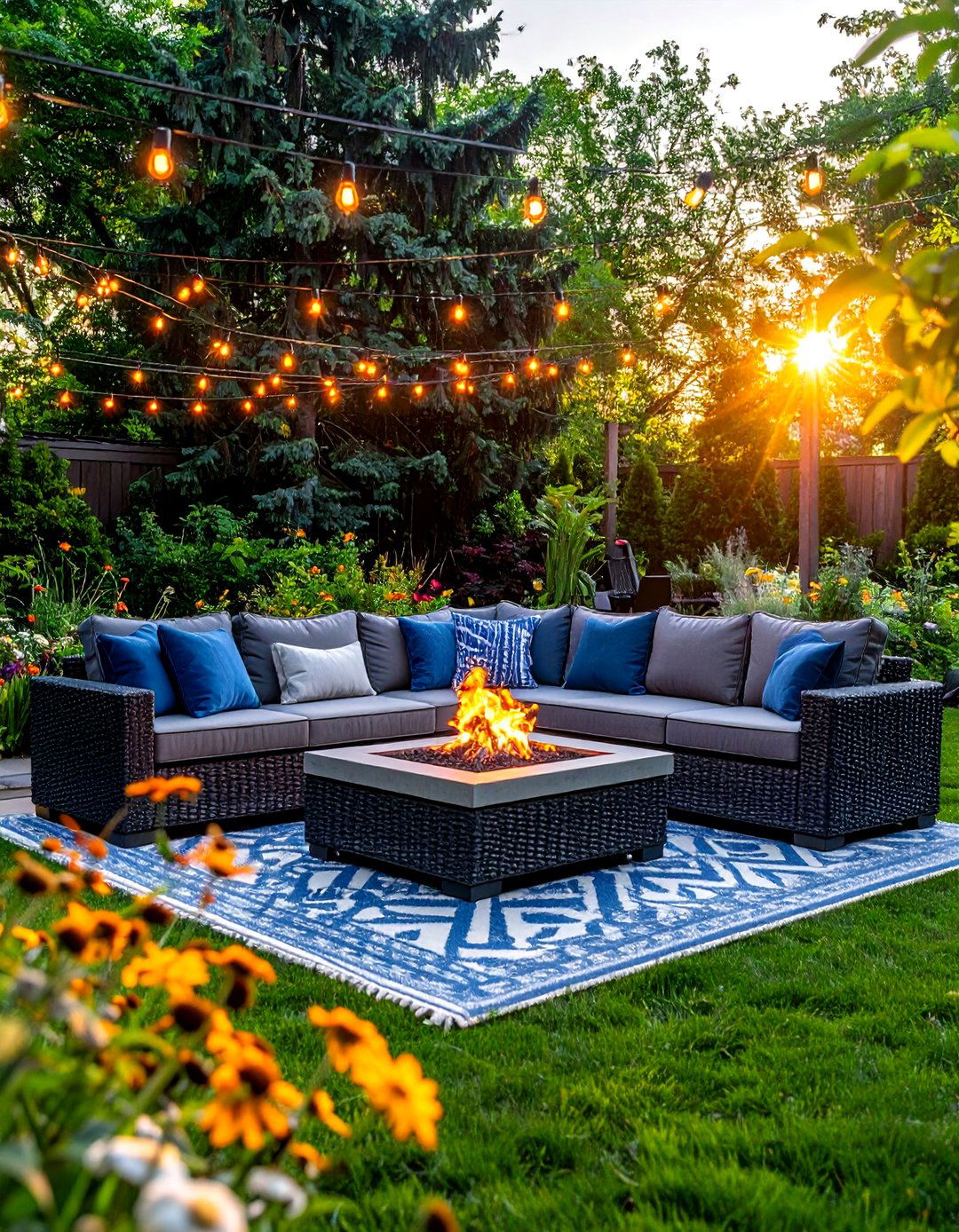 Outdoor Patio Seating - 30 home decorating ideas