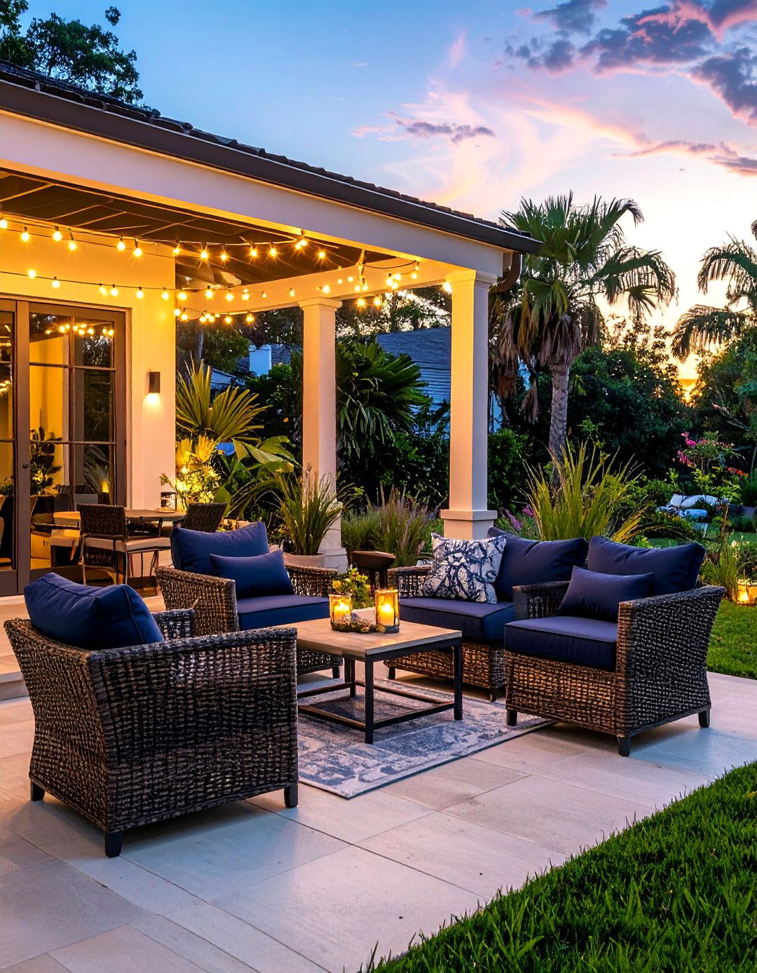 Outdoor Patio Seating - 30 newlywed decor ideas