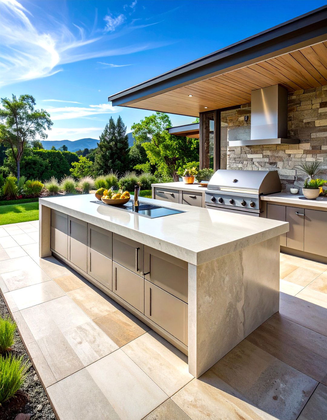 Outdoor Porcelain Kitchen Countertop - 30 porcelain countertop kitchen ideas