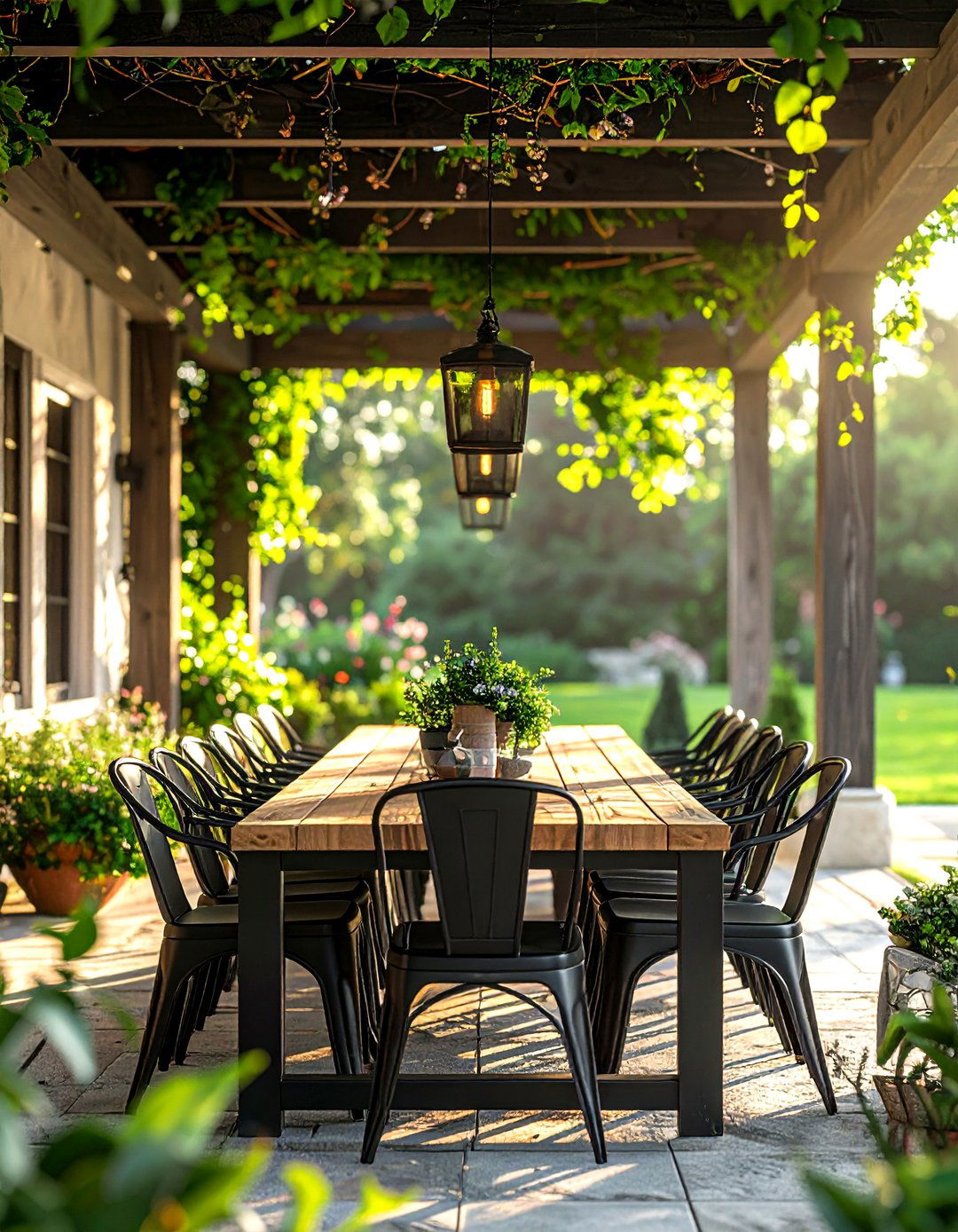 Outdoor dining set - 30 patio decor ideas