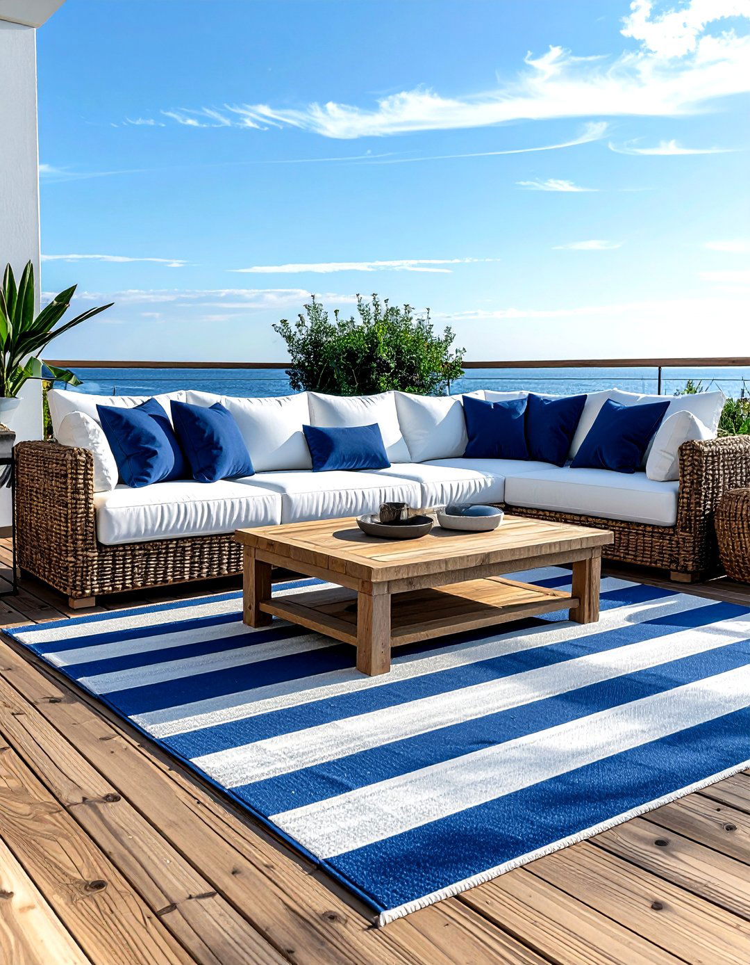 Outdoor lounge area - 30 Serena and Lily decor ideas