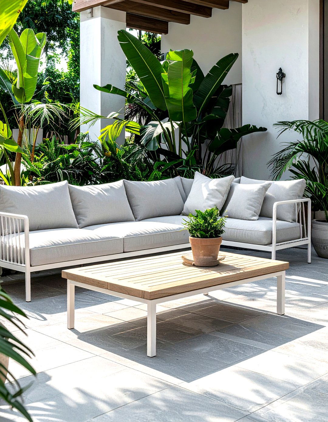 Outdoor patio furniture - 30 crisp decor ideas