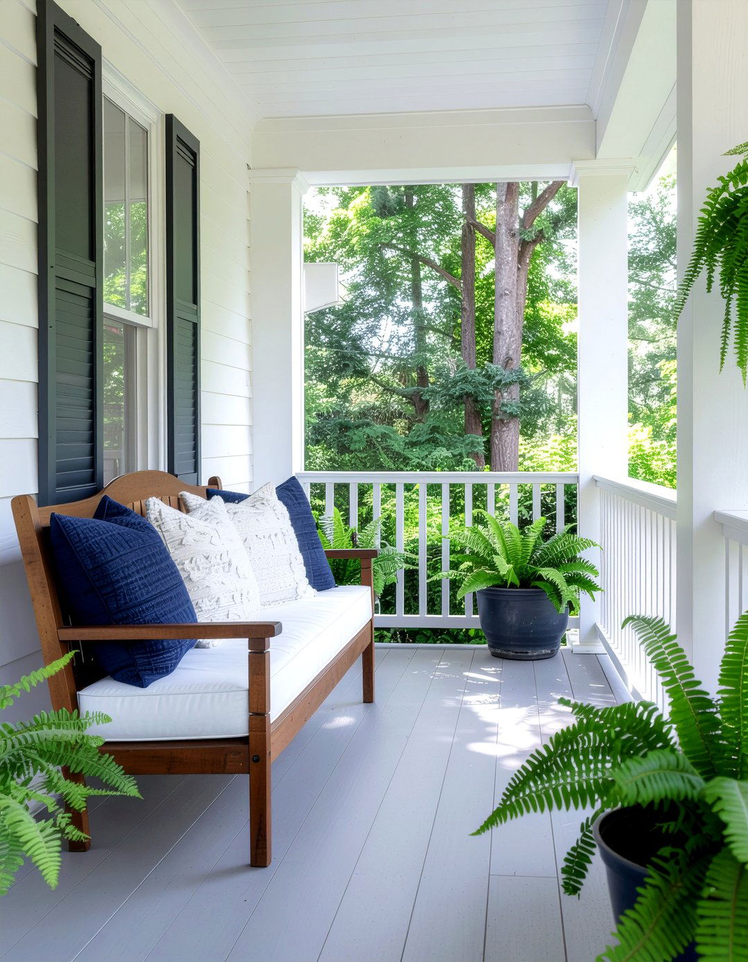 Outdoor porch swing - 30 Fixer Upper decor ideas
