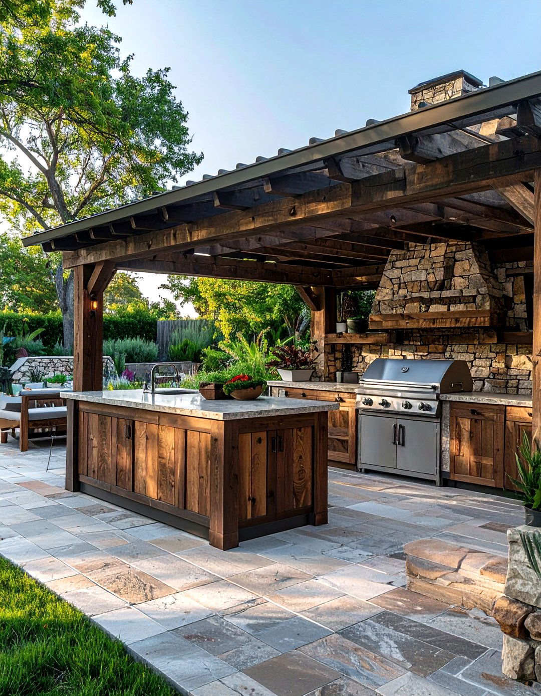 Outdoor rustic kitchen - 30 rustic kitchen ideas