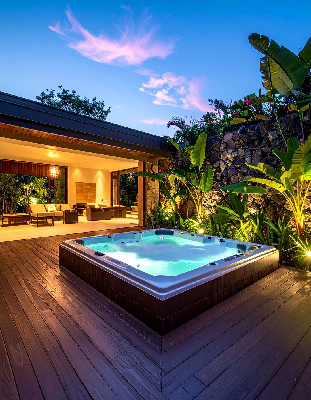 Outdoor whirlpool spa - 30 whirlpool tub ideas