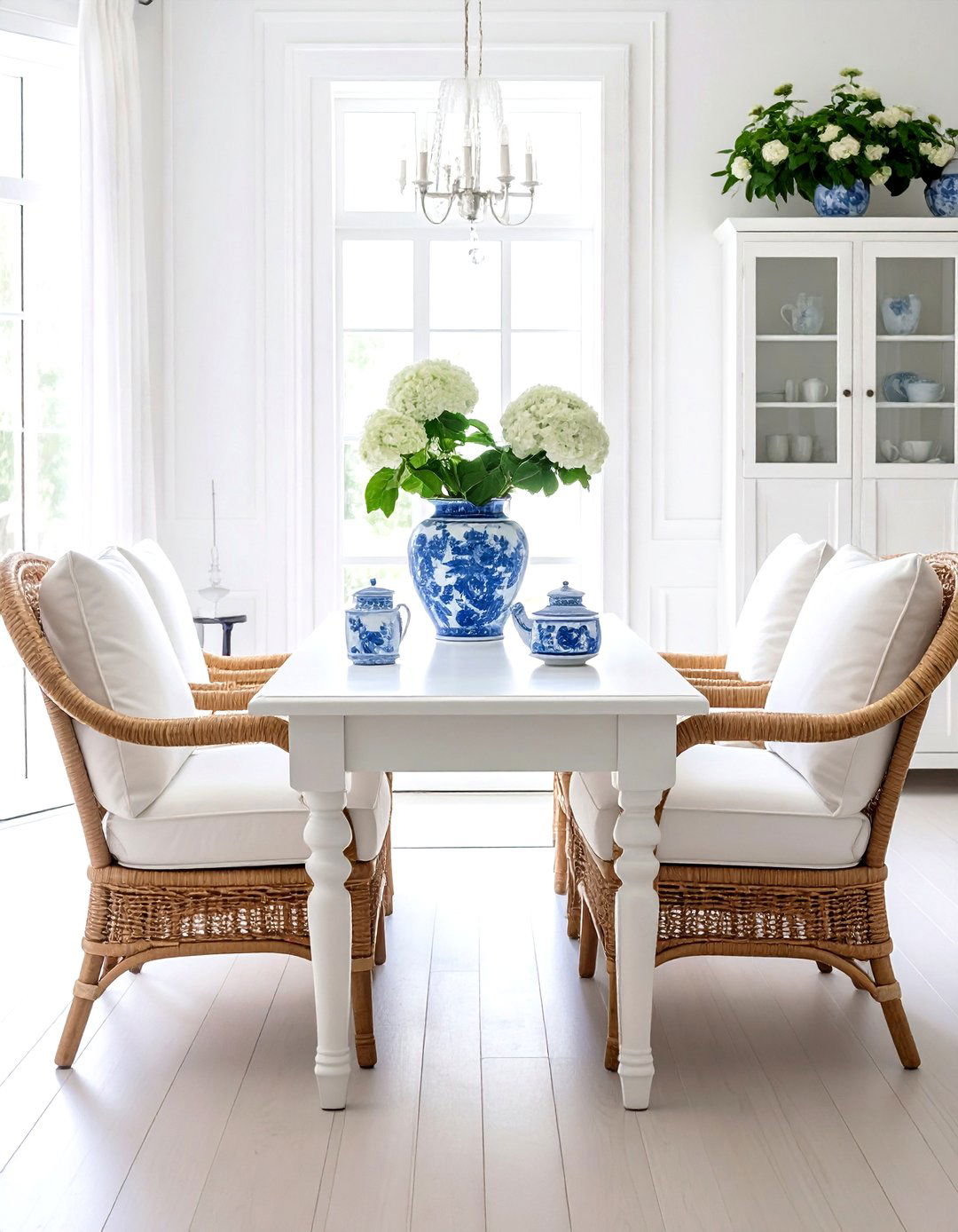 Outdoor wicker dining chairs for indoor use - 30 wicker dining chair ideas