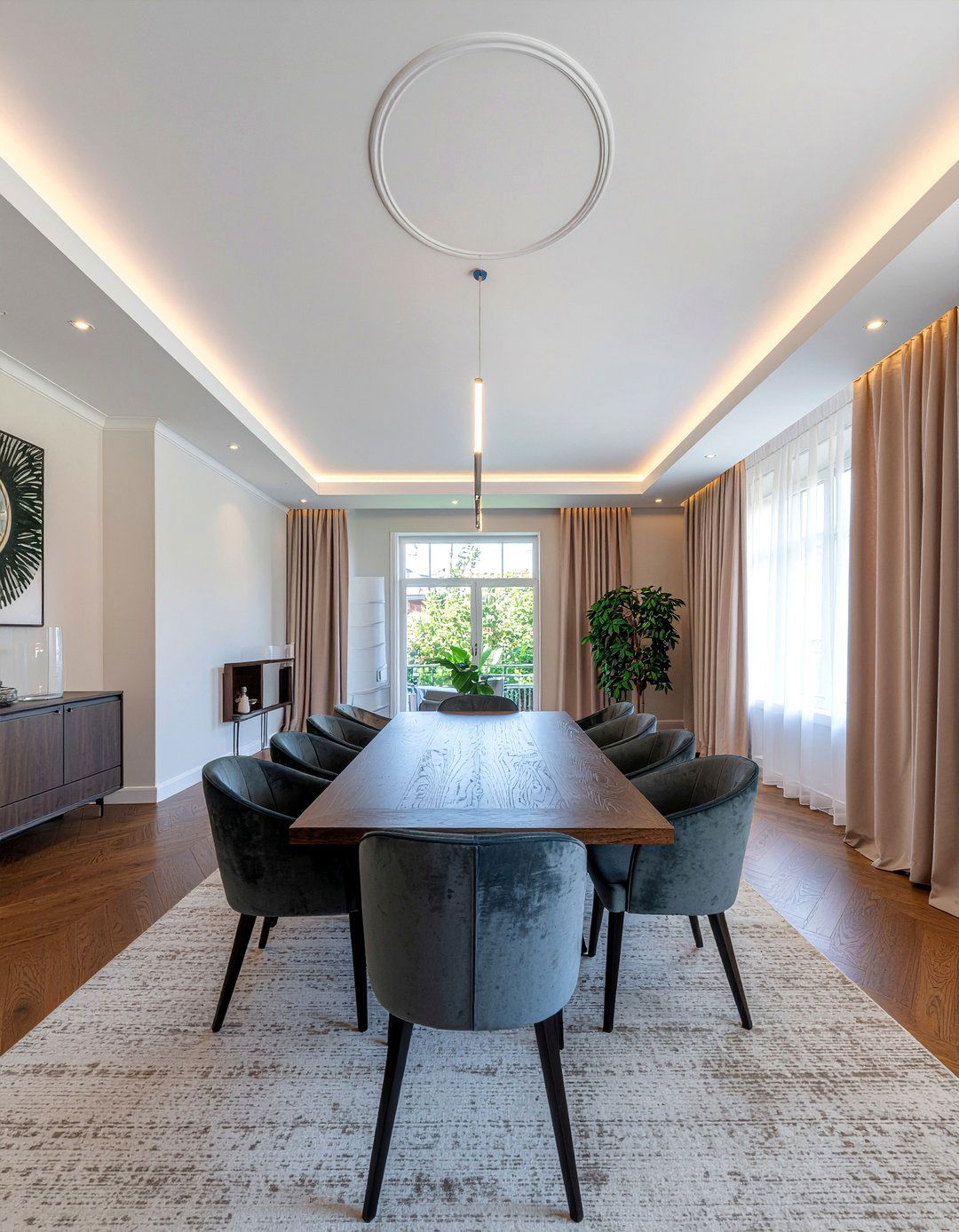 Oval Ceiling Medallion For Rectangular Table - 30 dining room ceiling medallion ideas