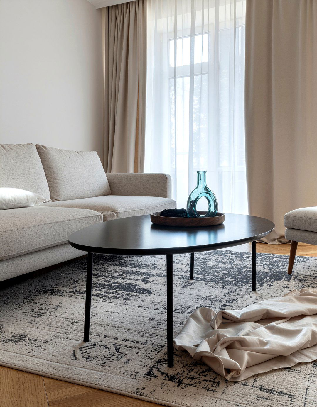 Oval Coffee Table - 30 living room coffee table ideas