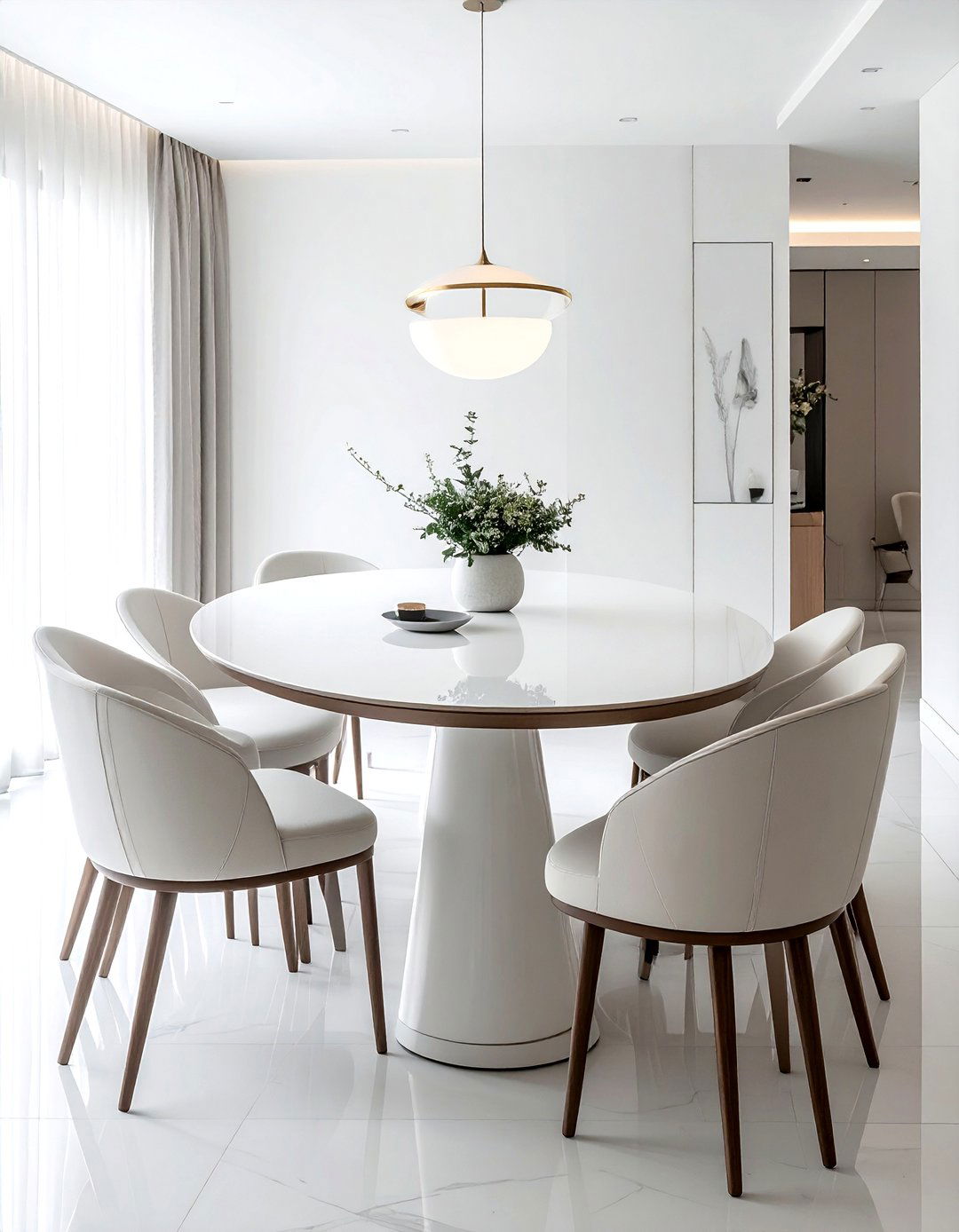 Oval Dining Table - 30 real life dining room ideas
