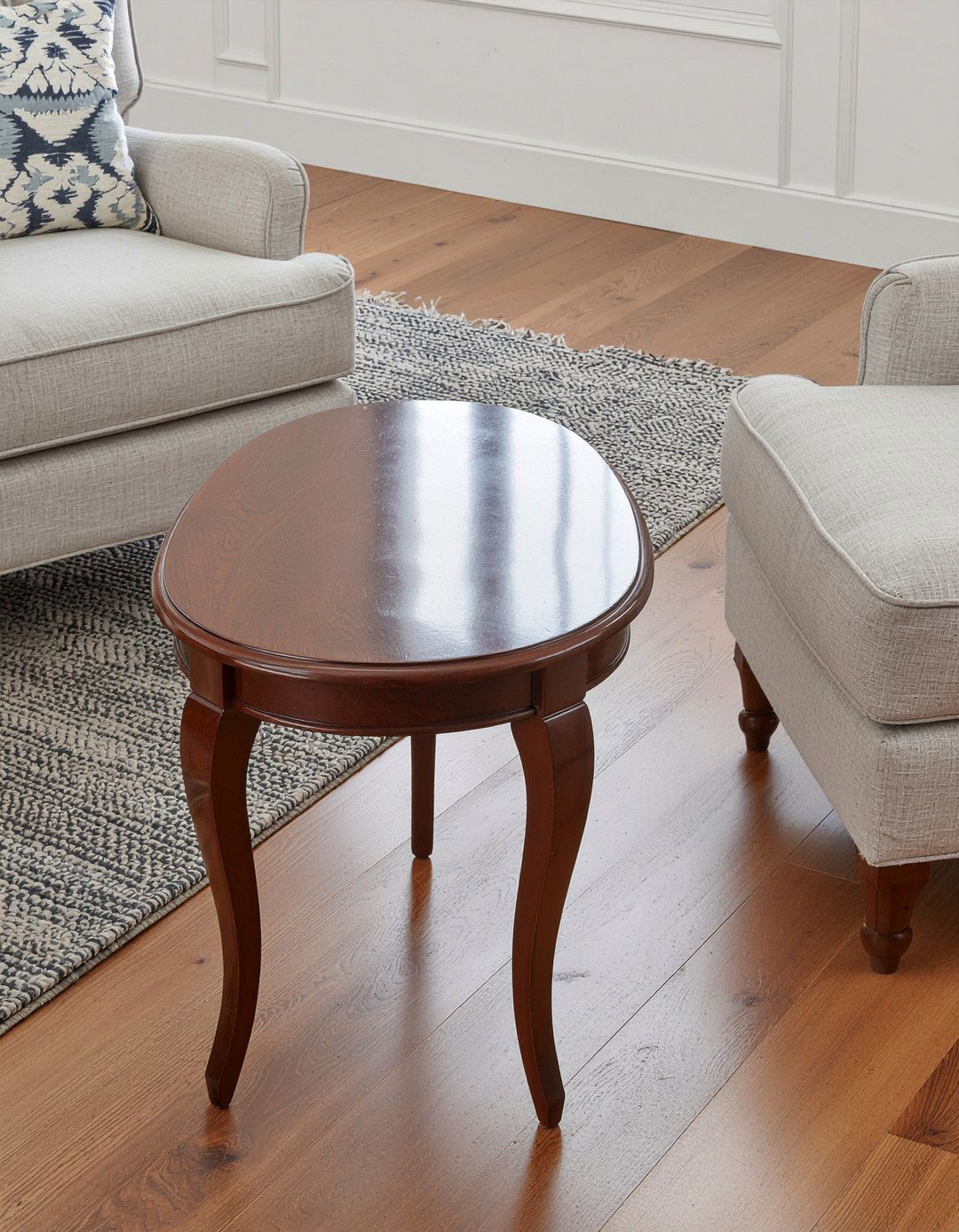 Oval End Table - 30 living room end table ideas