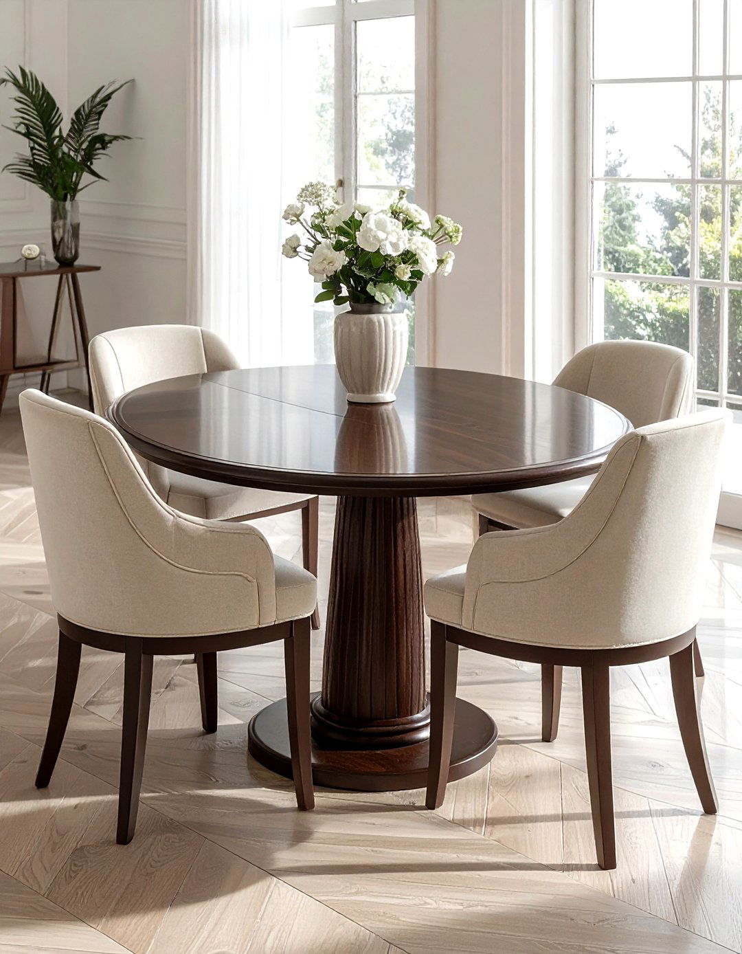 Oval Pedestal Base Table - 30 oval dining table ideas