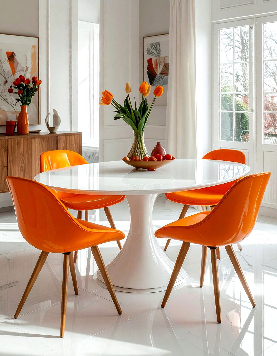 Oval Tulip Dining Table - 30 dining room furniture ideas