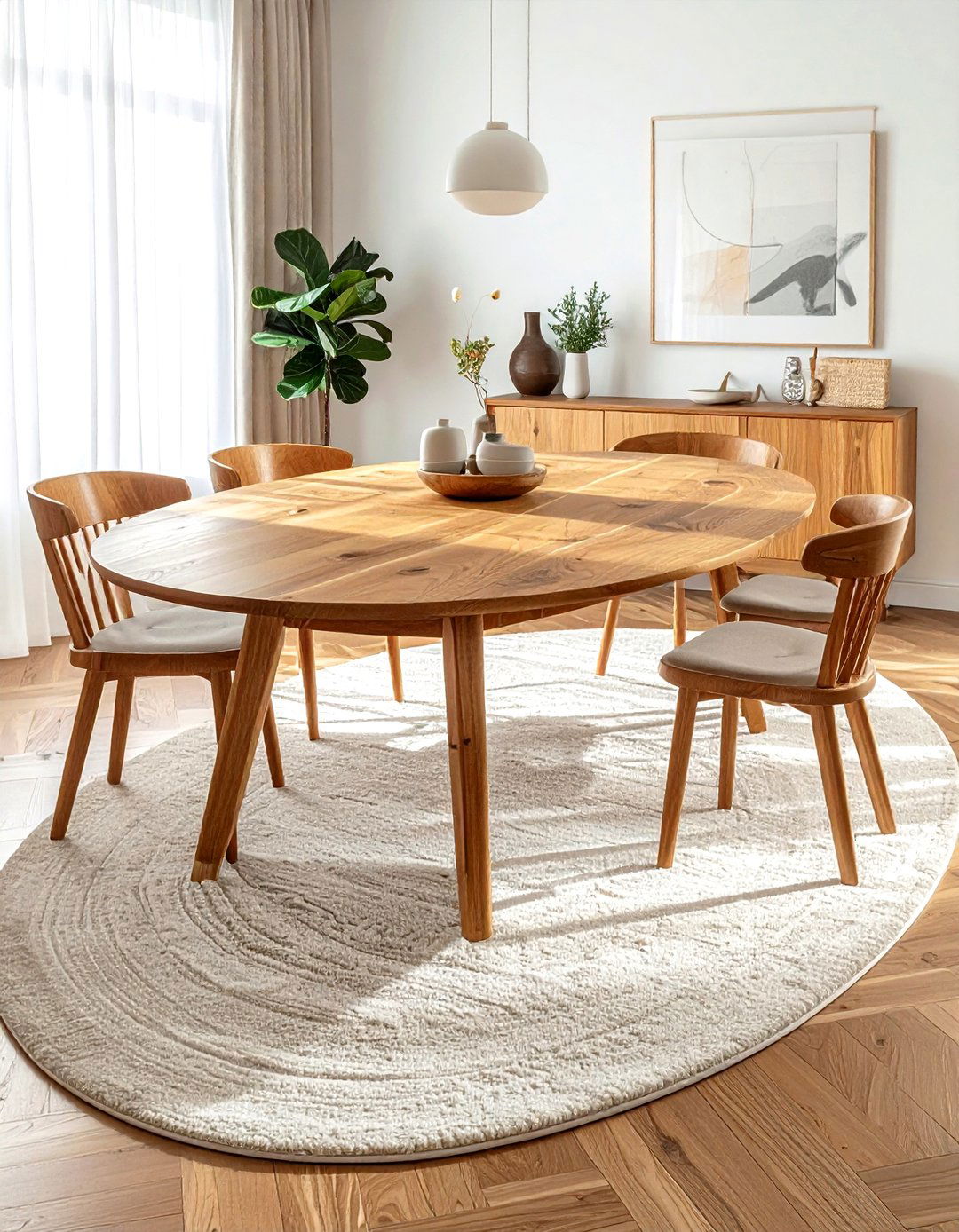 Oval Wood Dining Table - 30 wood dining table ideas