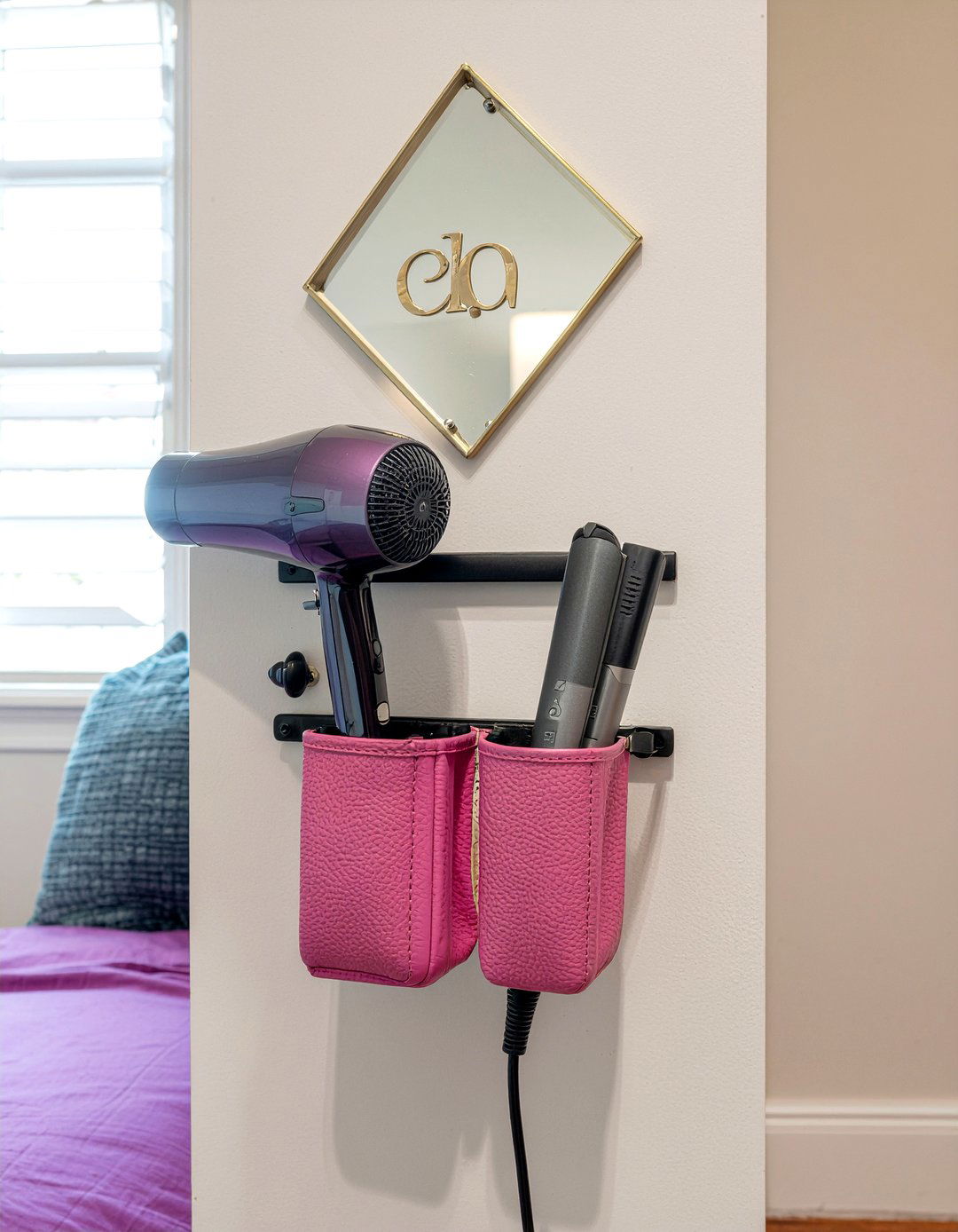 Over Door Hair Tool Station - 30 bedroom over door organizers