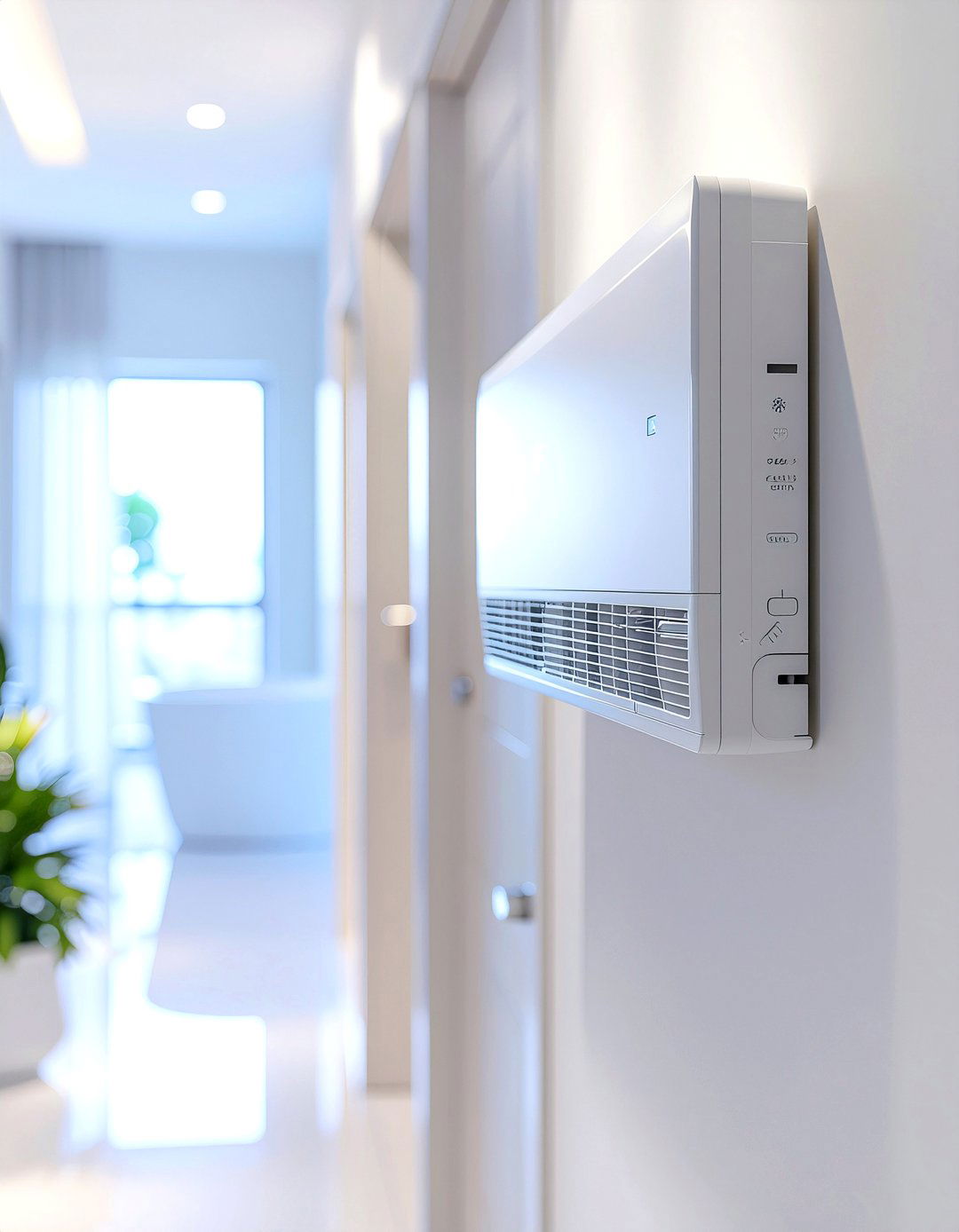 Over Door Heater - 30 bathroom heating ideas