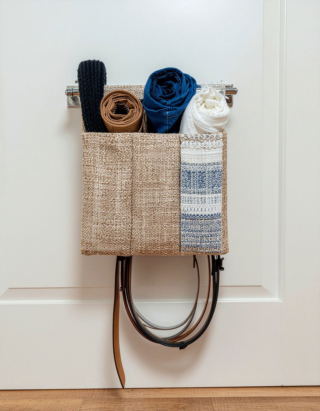 Over Door Organizer - 30 bedroom hacks