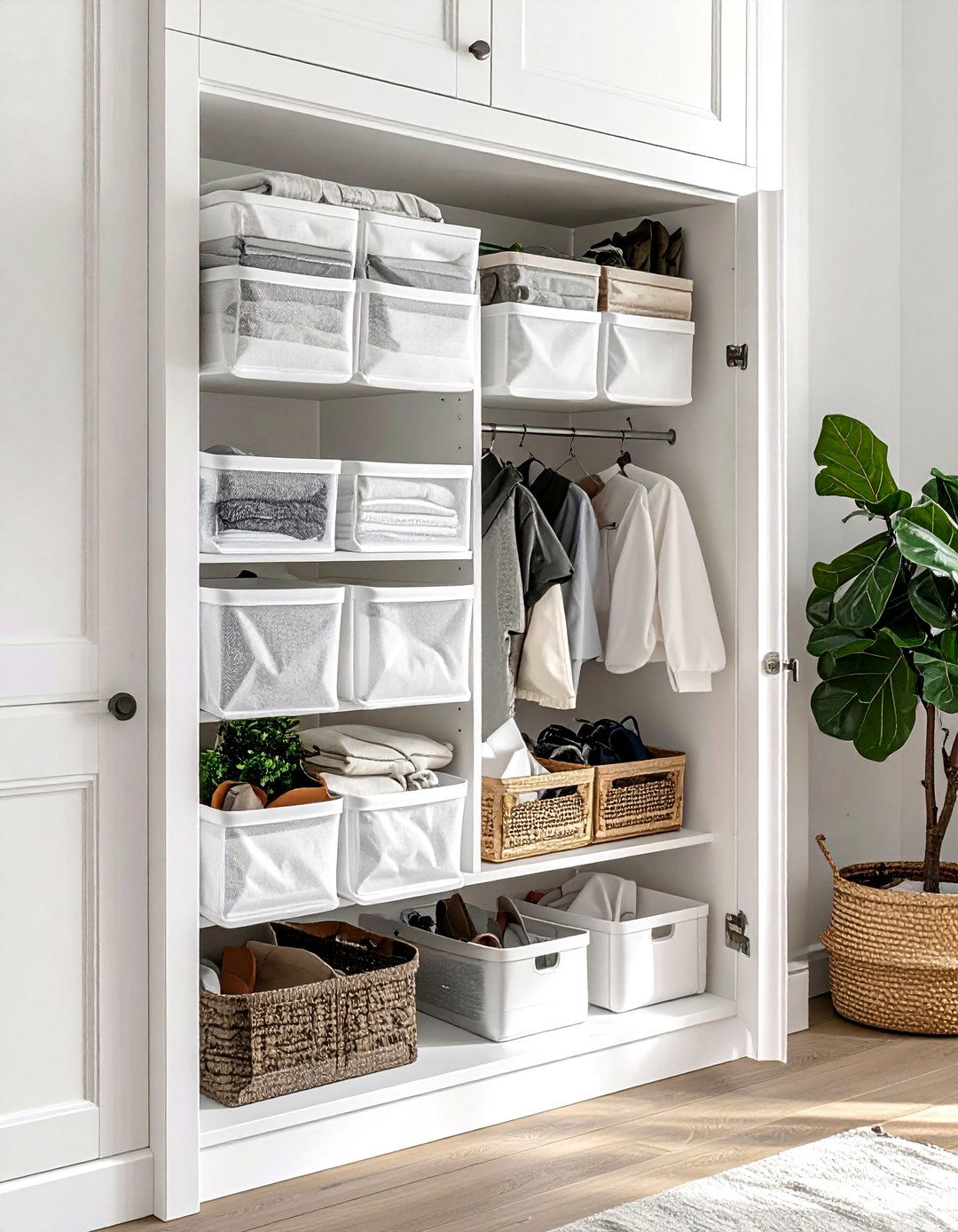 Over Door Organizer - 30 living room storage solutions