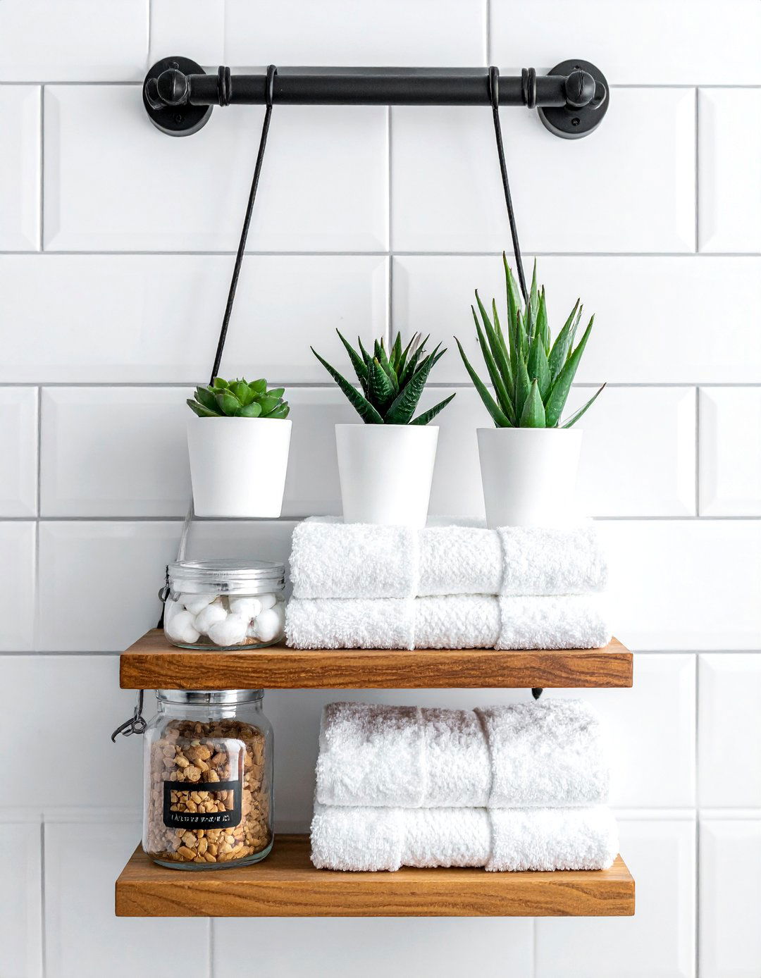 Over Door Shelf - 30 bathroom unconventional storage ideas