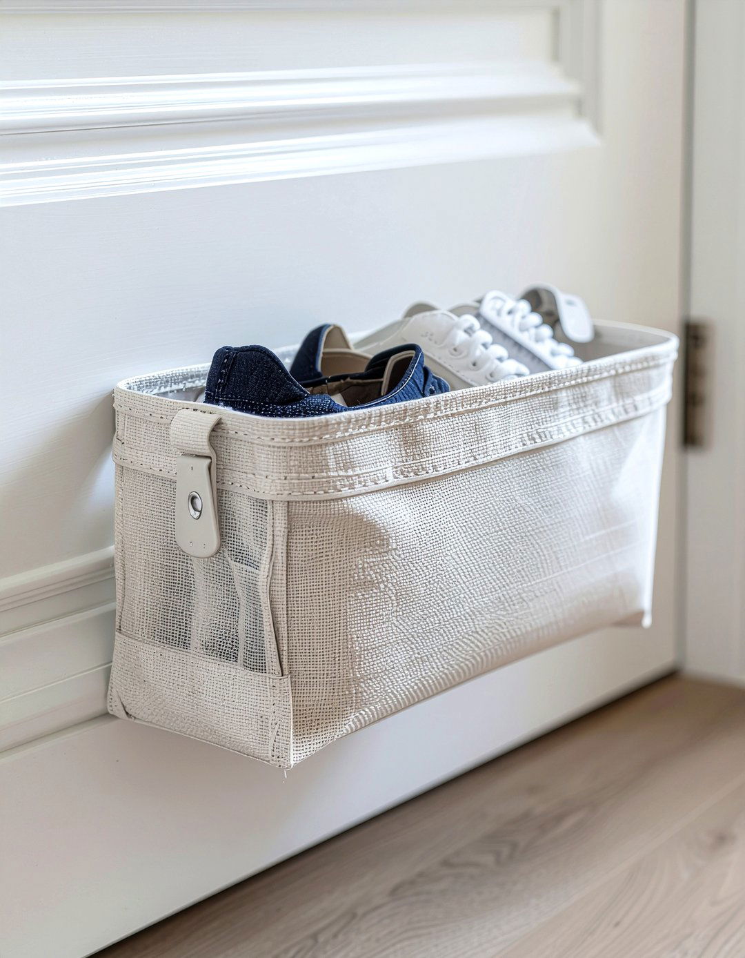 Over Door Shoe Organizer - 30 entryway organization ideas