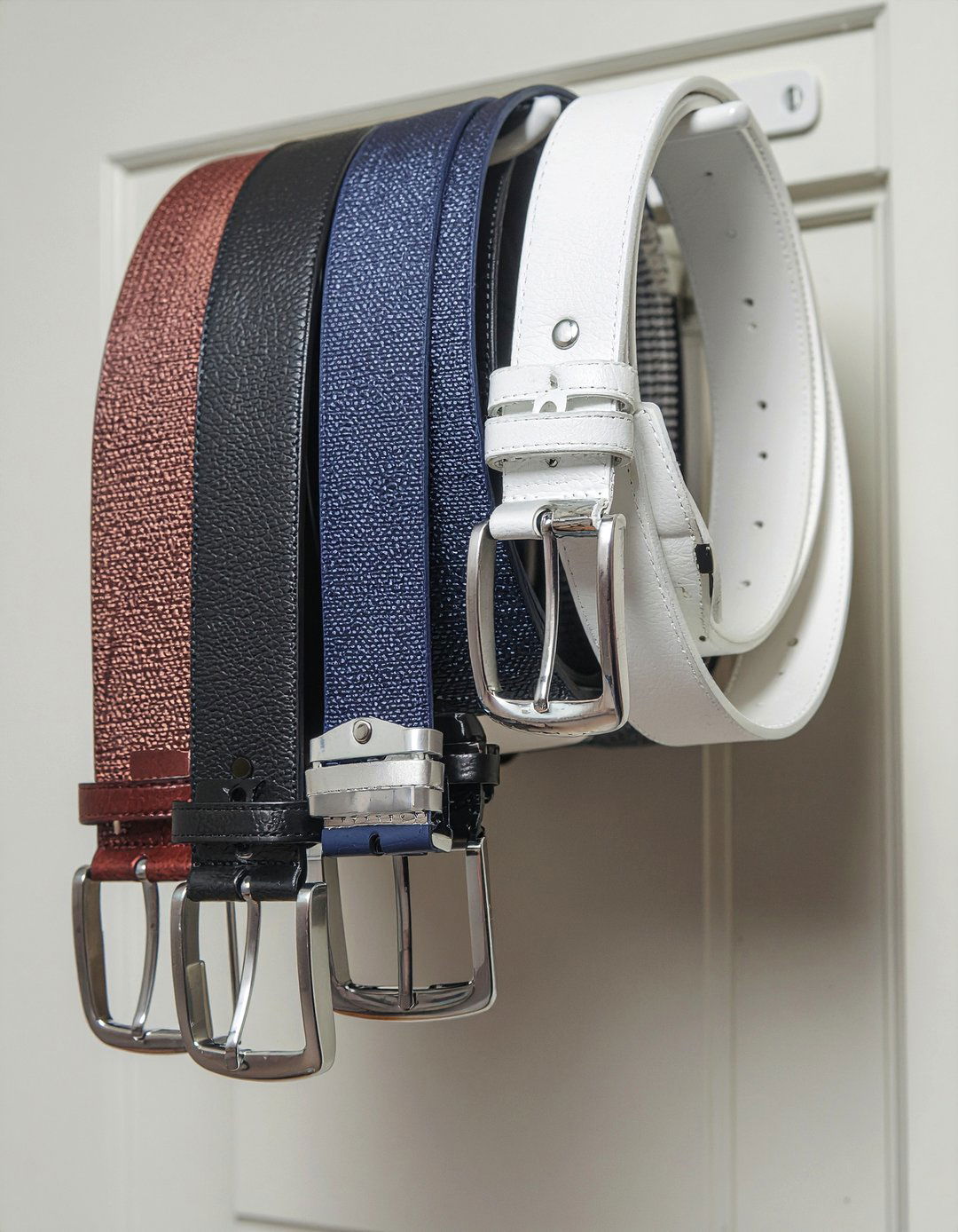 Over The Door Belt Rack - 30 bedroom belt organizers