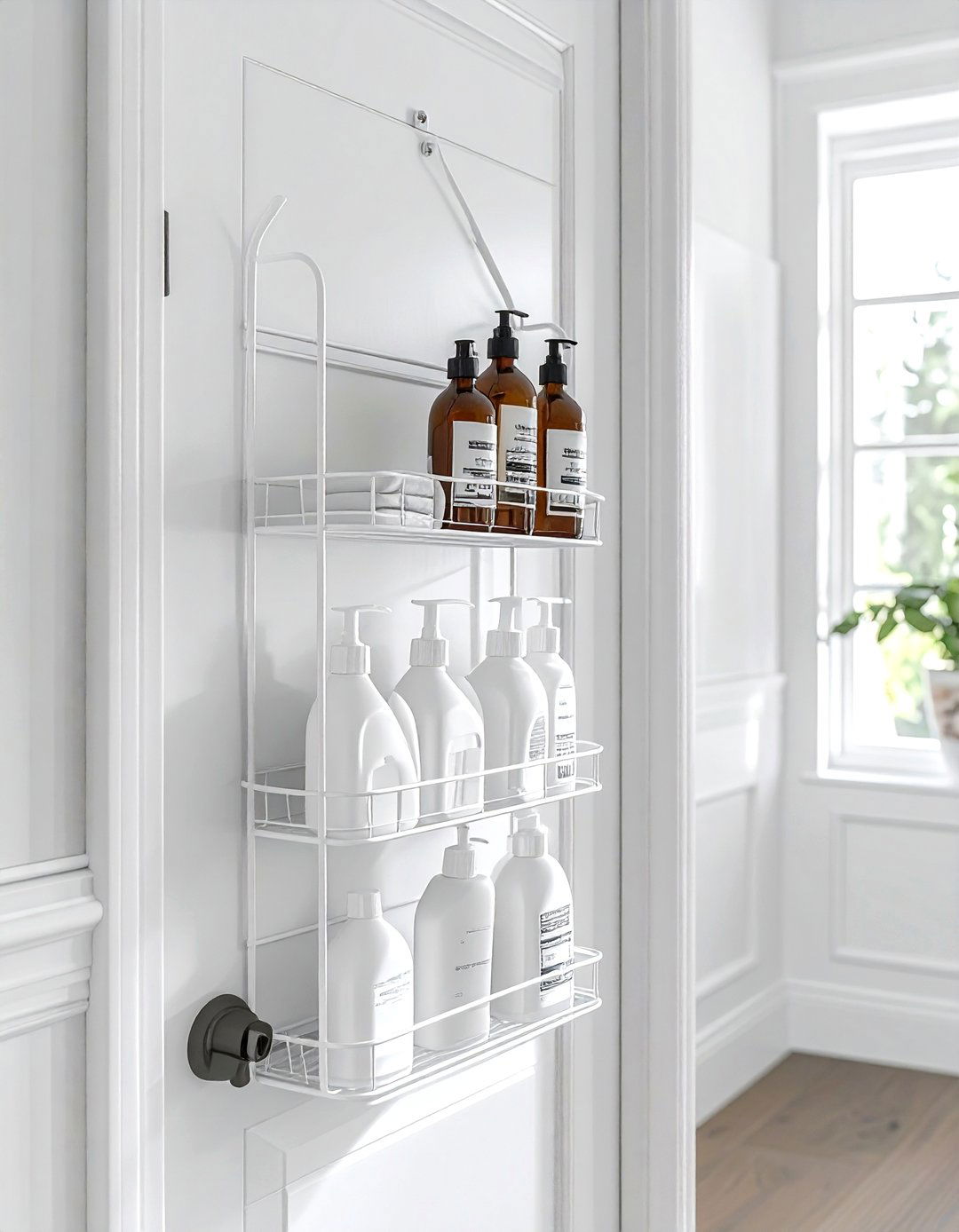 Over The Door Organizer - 30 laundry room storage ideas