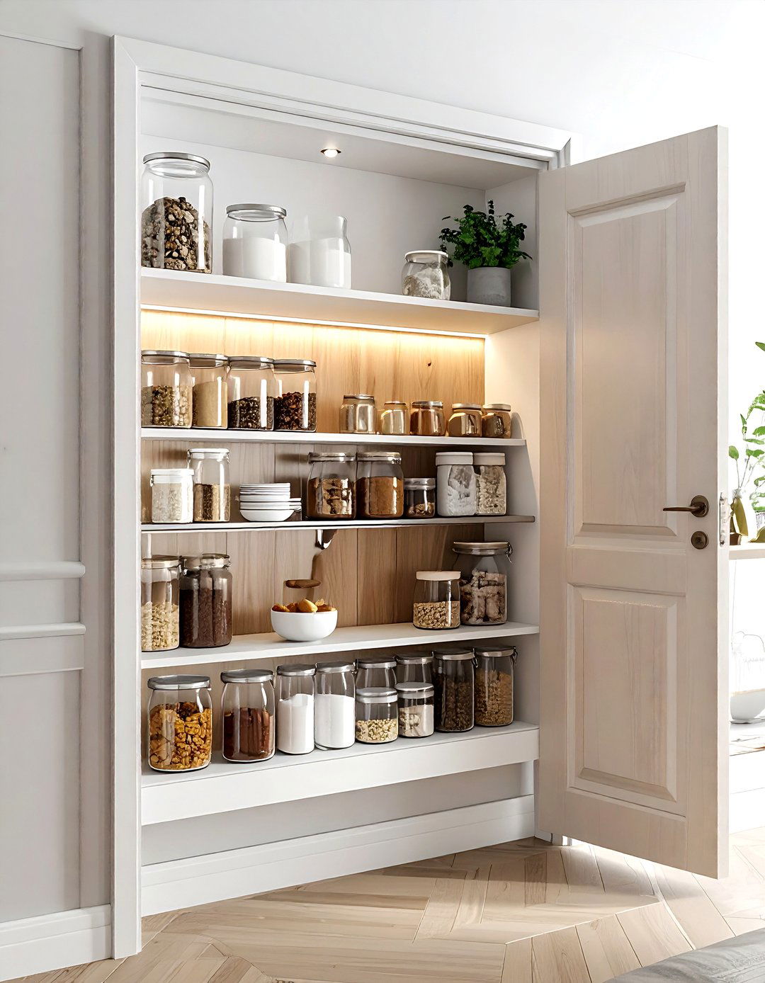 Over The Door Organizer - 30 temporary decor ideas