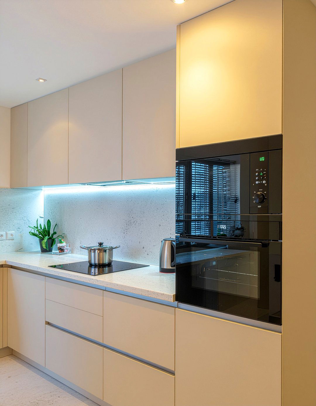 Over The Range Microwave - 30 built-in microwave kitchen ideas