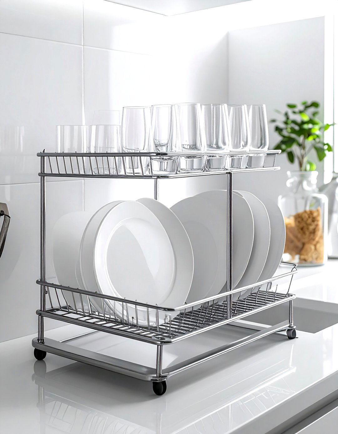 Over The Sink Drying Rack - 30 kitchen vertical storage ideas