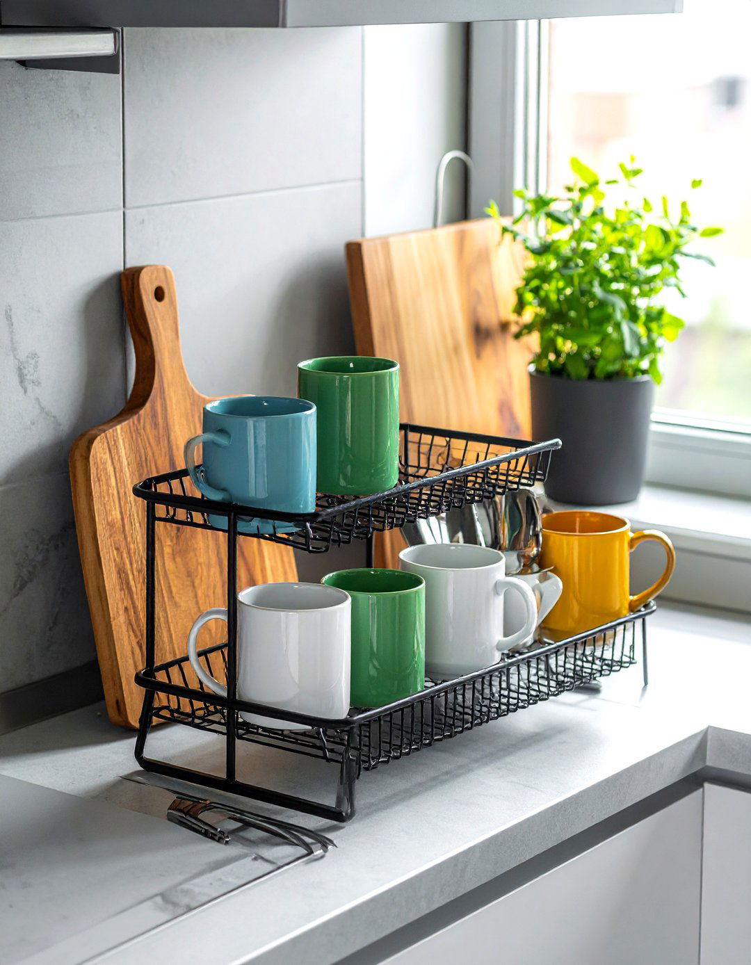 Over The Sink Drying Racks - 30 small kitchen storage ideas